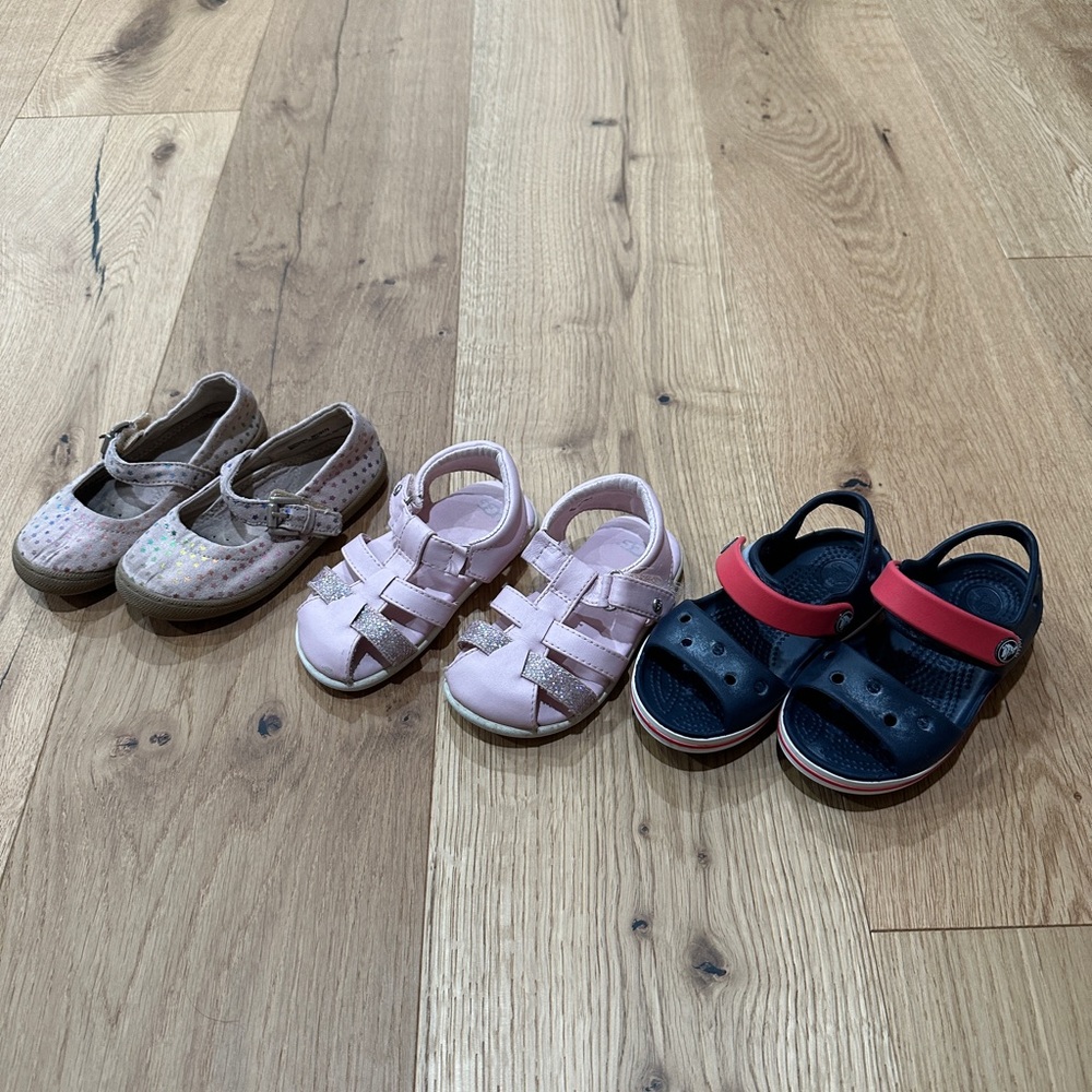 Crocs, Uggs, Harper Canyon toddler shoes size 7